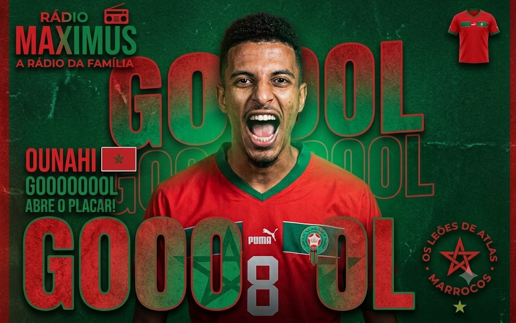 GOL DO MARROCOS! OUNAHI ABRE O PLACAR CONTRA O CANADÁ