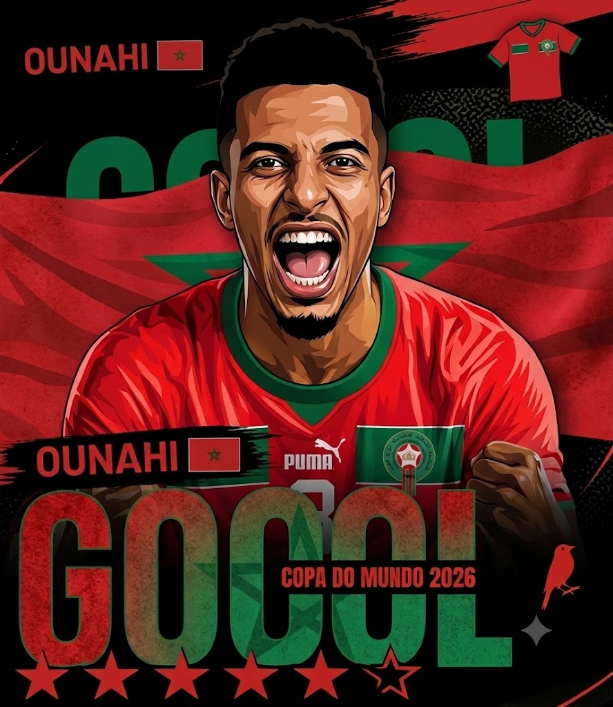 GOOOOOL DO MARROCOS! OUNAHI MARCA O SEGUNDO E AMPLIA A VANTAGEM